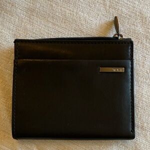 Tumi Black Leather Card Holder